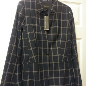 Banana Republic blue and grey blazer